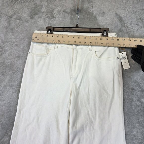 Pilcro Anthropologie Jeans Womens 30 Embroidered Floral Scallop Hem Cropped - Picture 3 of 13